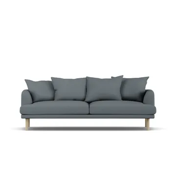 Sjövik sofa - Same Blue 6678-hvitoljet eik, 3-seters - 1898