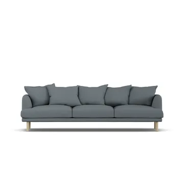 Sjövik sofa - Same Blue 6678-hvitoljet eik, 3,5-seters - 1898