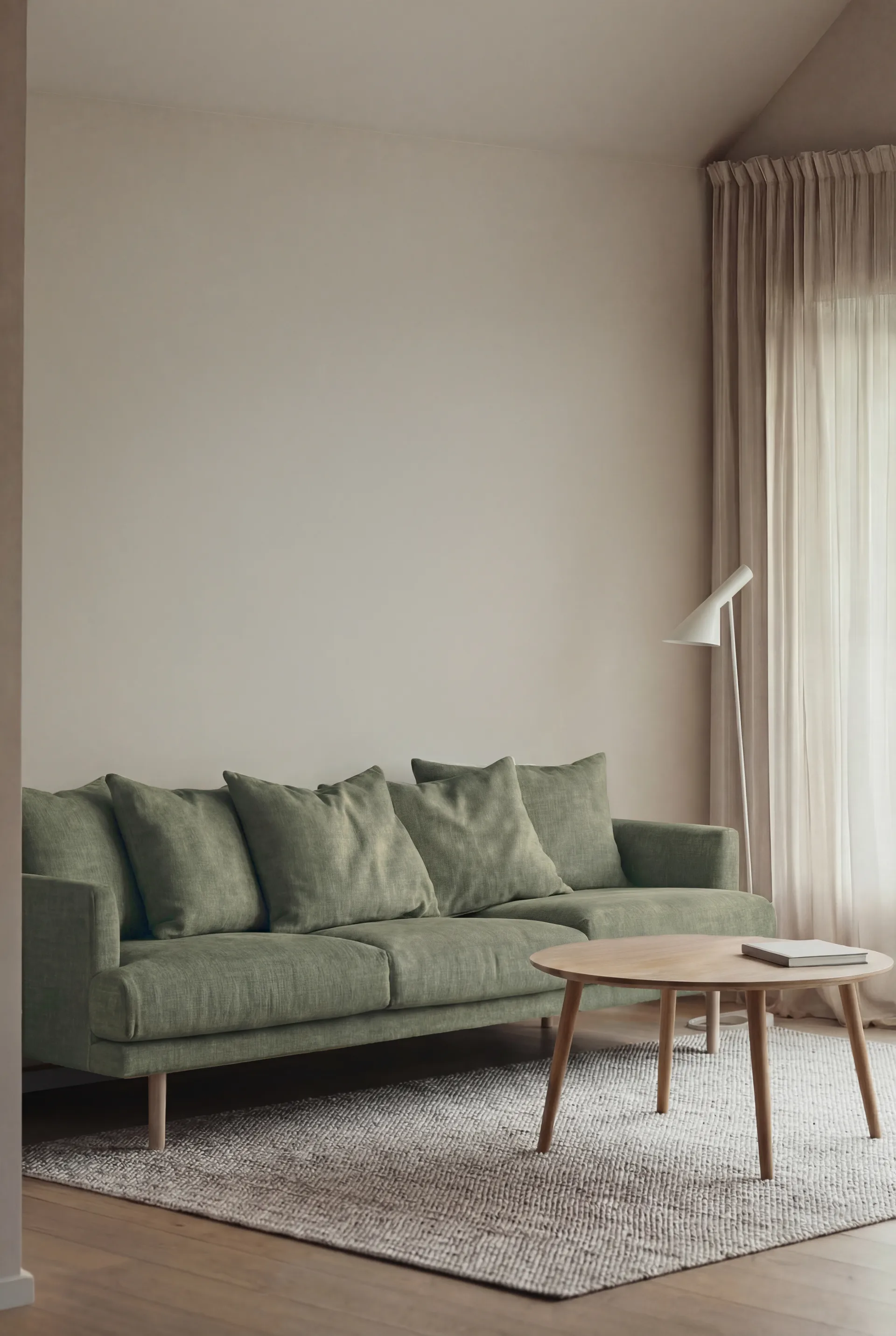 Sjövik sofa, Same Forest 6677-hvitoljet eik, 3,5-seters 1898