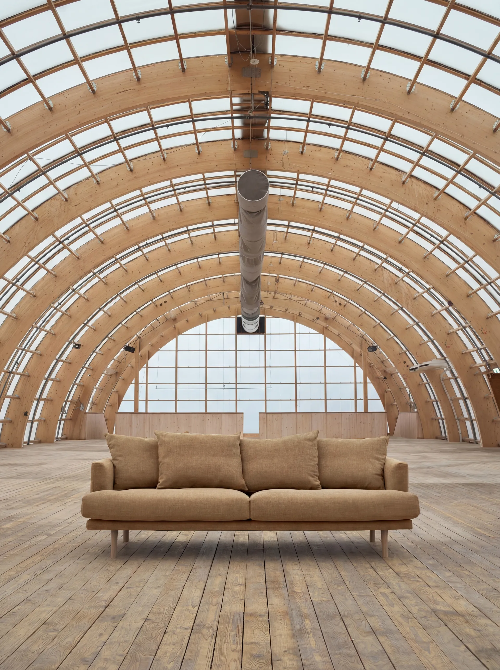 Sjövik sofa, Same Ochre 6676-hvitoljet eik, 3-seters 1898