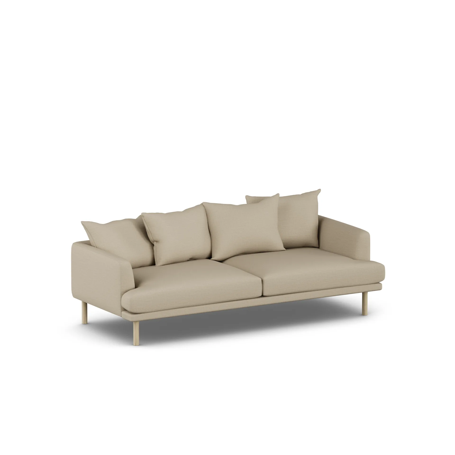 Sjövik sofa, Same Sand 6672-hvitoljet eik, 3-seters 1898
