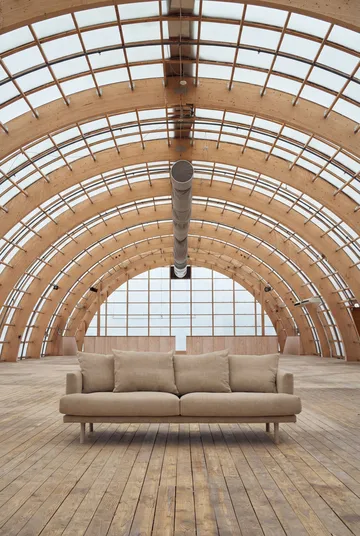 Sjövik sofa - Same Sand 6672-hvitoljet eik, 3-seters - 1898