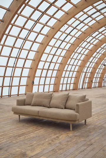 Sjövik sofa - Same Sand 6672-hvitoljet eik, 3-seters - 1898