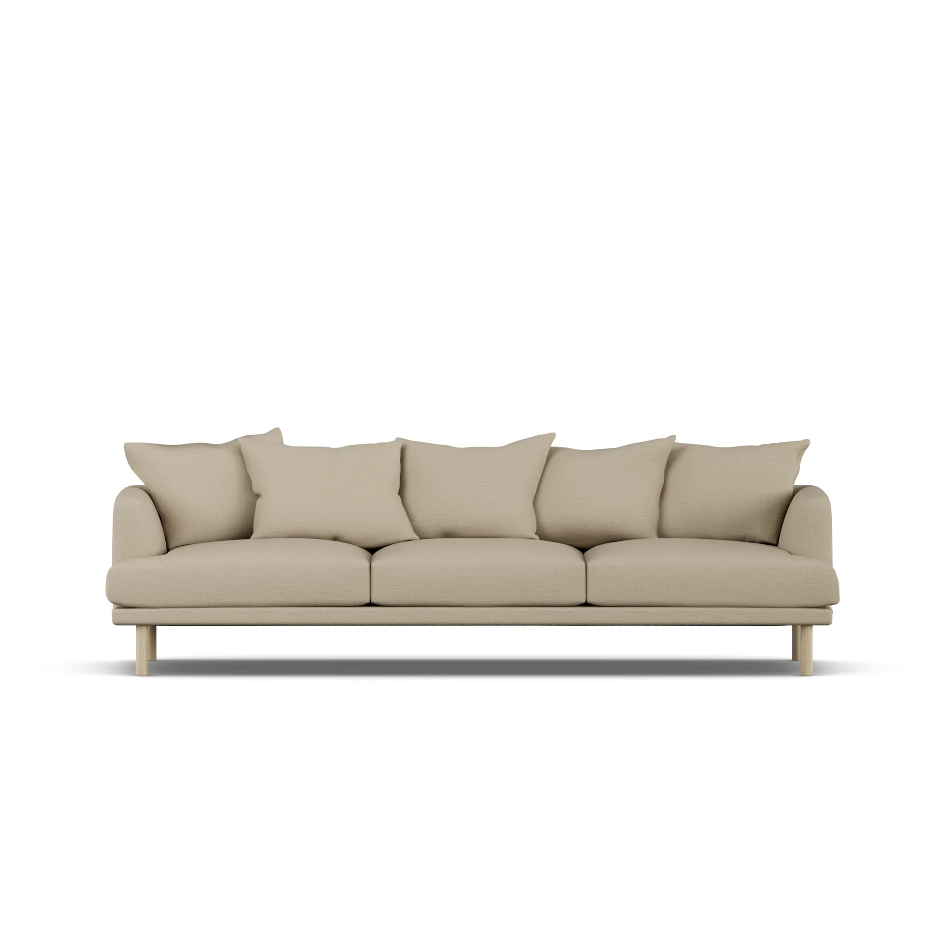 Sjövik sofa, Same Sand 6672-hvitoljet eik, 3,5-seters 1898