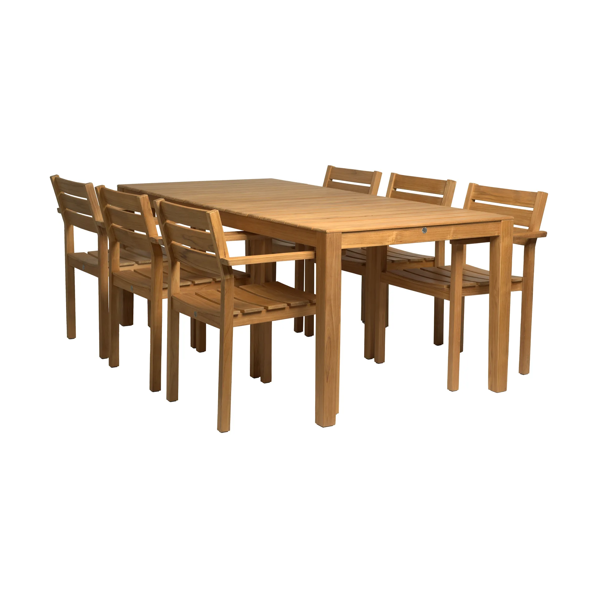 Sköndal spisegruppe med 6 stoler teak,  1898