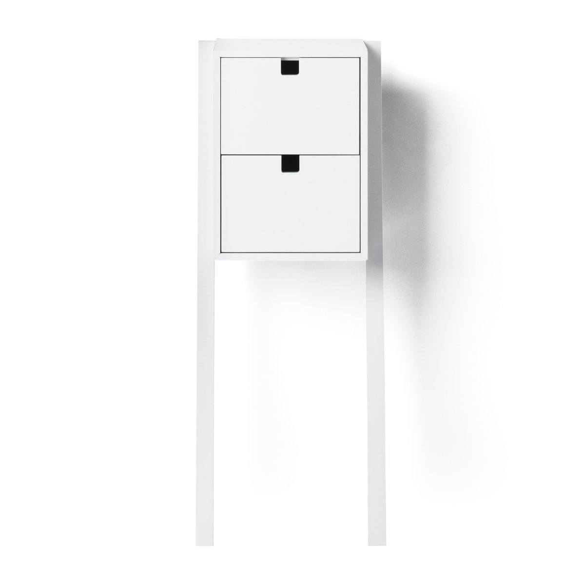 1898 Square senge- og entréhylle Hvit | Skandinavisk Design | Nattbord | Hvit
