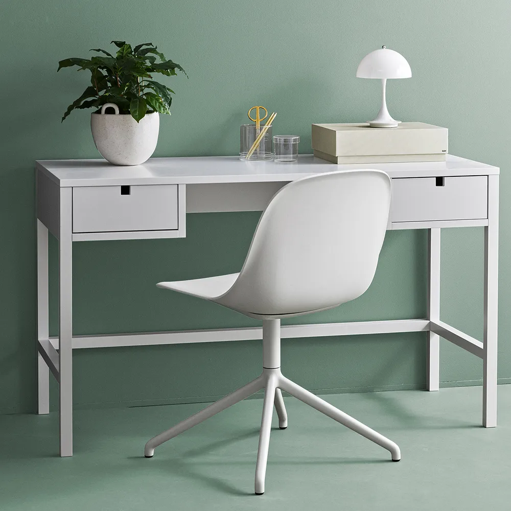 Square skrivebord, hvit 1898