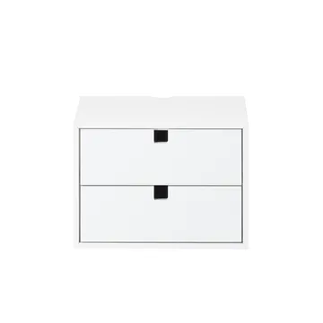 Square skuffer - hvit - 1898