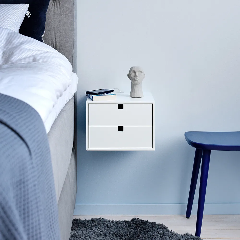 Square skuffer, hvit 1898