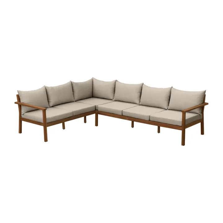 Stockaryd hjørnesofa teak/beige - 1898