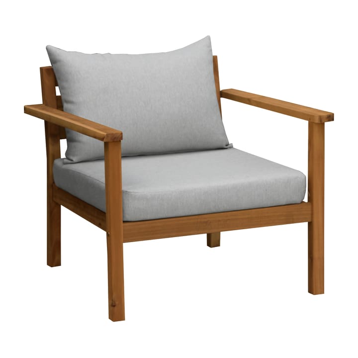 Stockaryd loungestol teak - Lysegrå - 1898