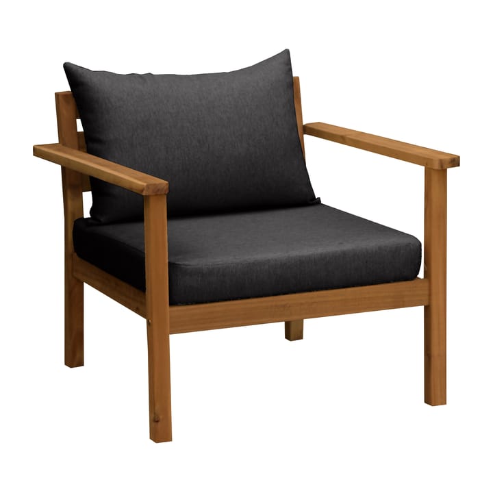 Stockaryd loungestol teak - Mørkegrå - 1898