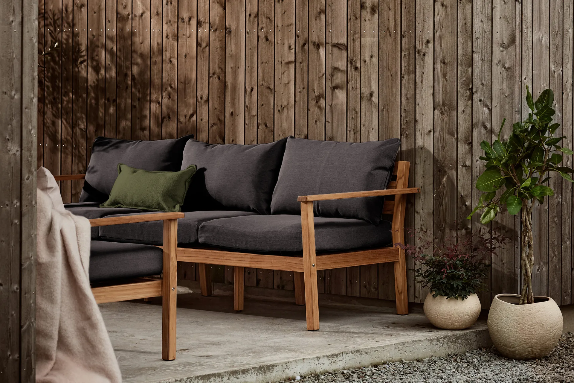Stockaryd sofa 3-seter, Mørkegrå 1898