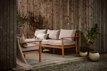 Stockaryd sofa 3-seter teak/beige - 1898