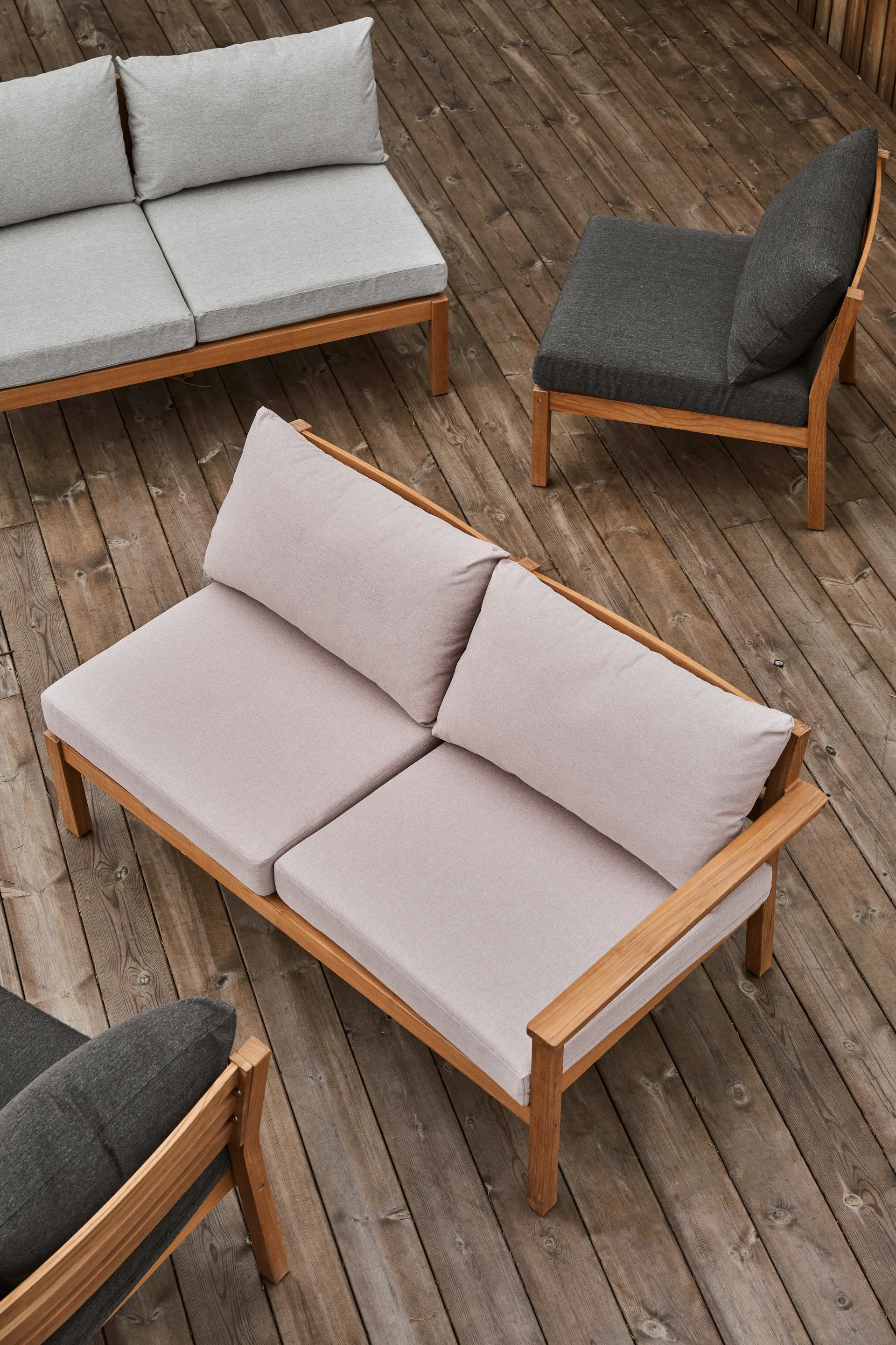 Stockaryd sofa modul 2-seter venstre teak/beige 1898