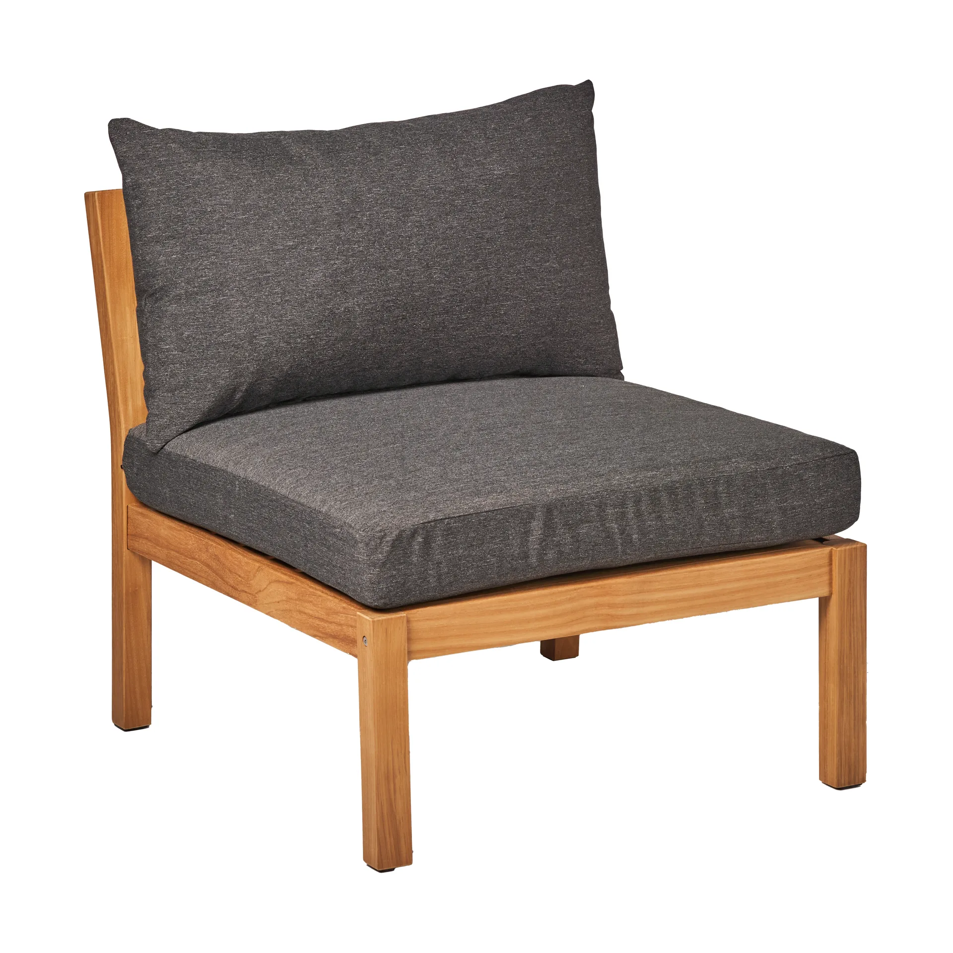 Stockaryd sofa modul midtdel teak/dark grey,  1898