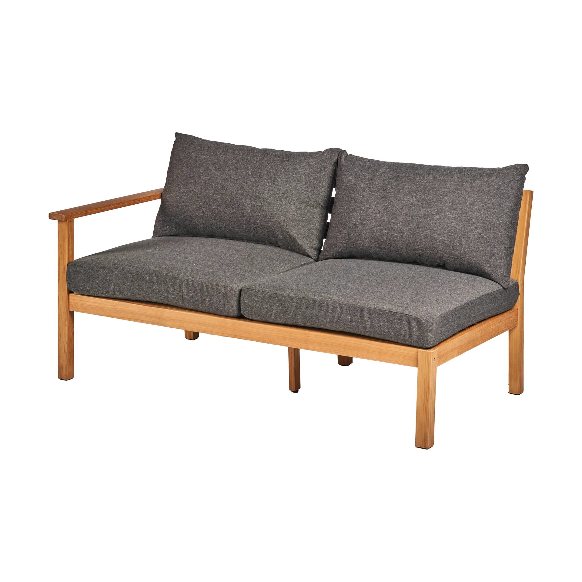 Stockaryd sofamodul 2-seter høyre teak/dark grey 1898