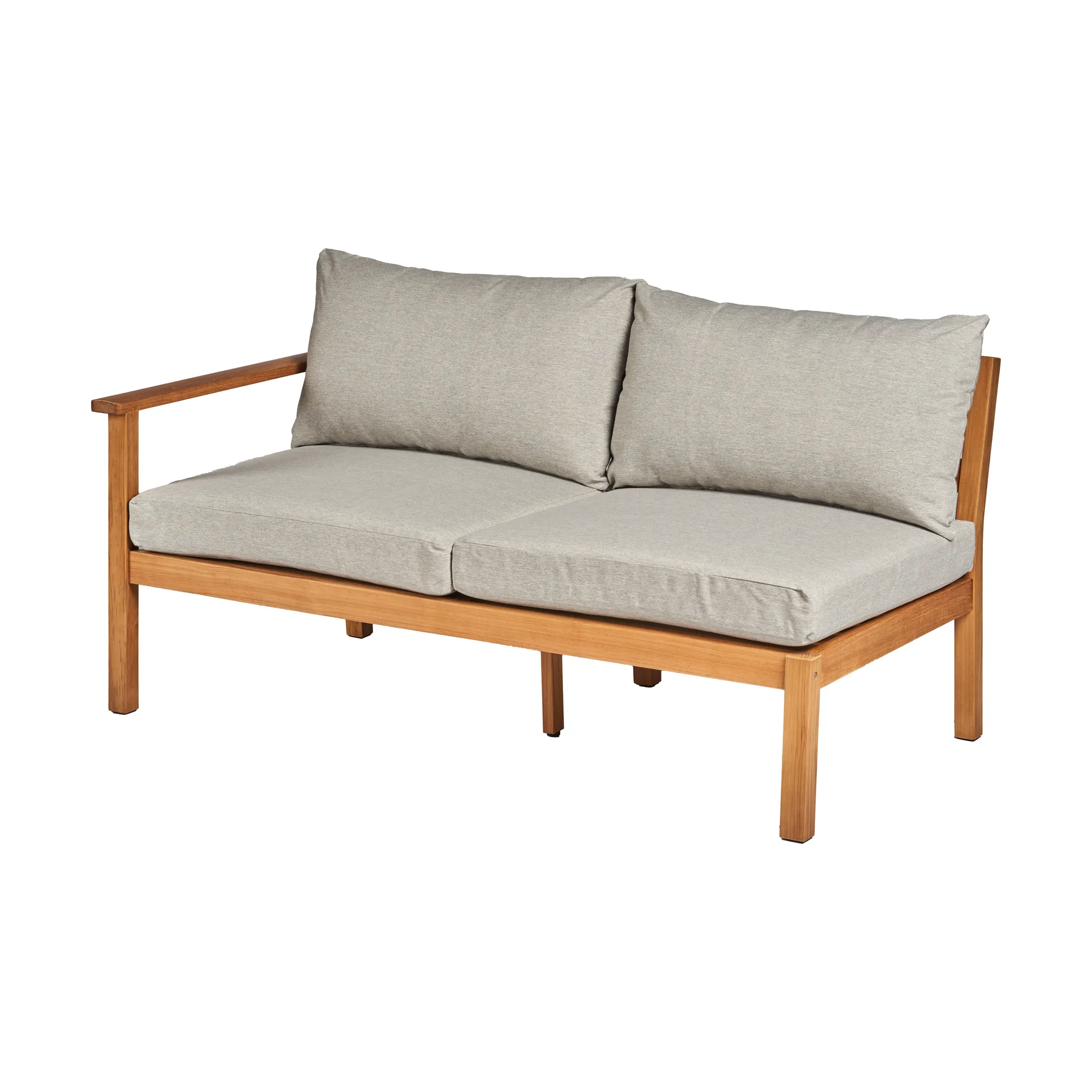 Stockaryd sofamodul 2-seter høyre teak/light grey,  1898