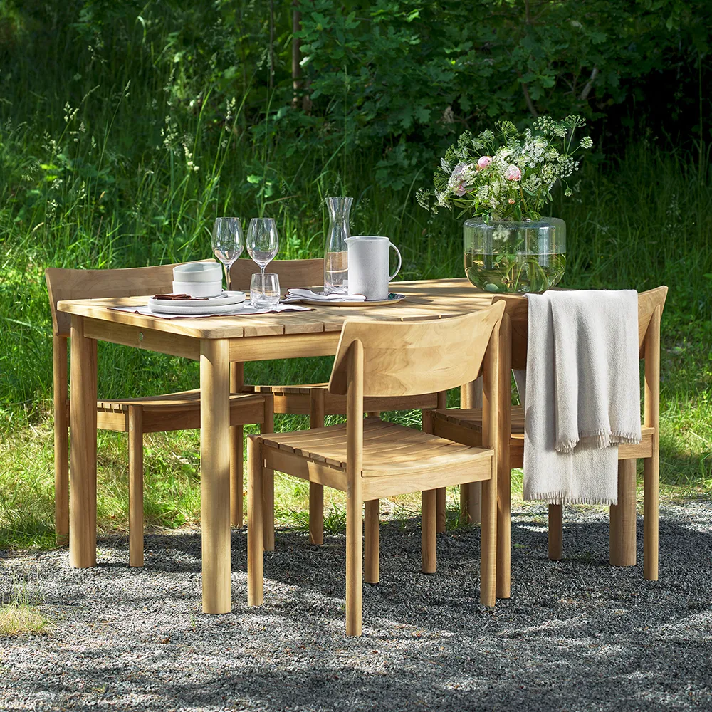 Strå stol, Teak 1898