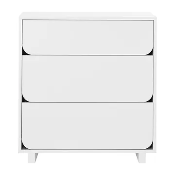 Vidja kommode lav 3 skuffer - Hvit - 1898