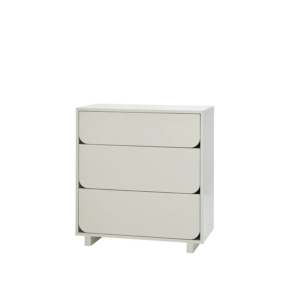 Vidja Lav Kommode, Sand, 3 skuffer 1898