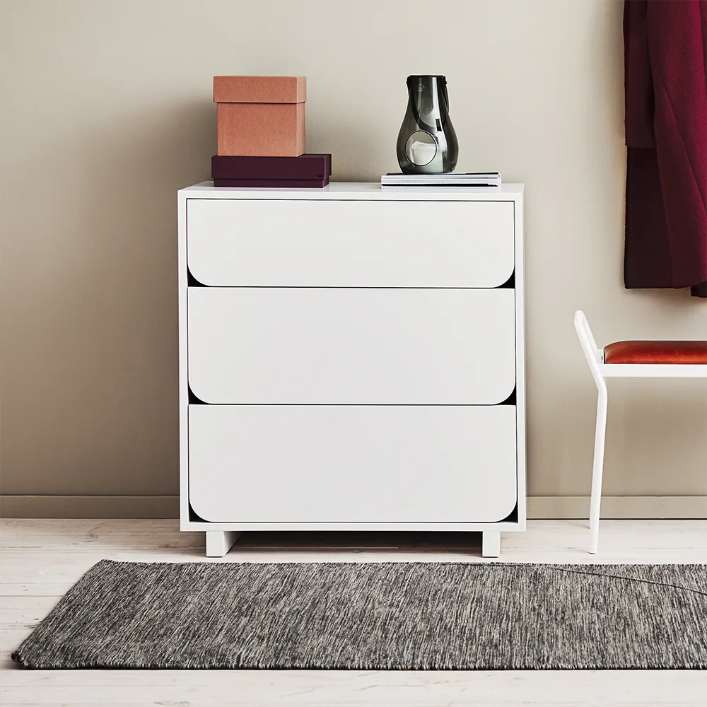 Vidja Lav Kommode, Sand, 3 skuffer 1898