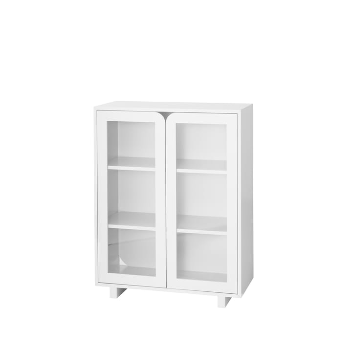Vidja lavt vitrineskap, White  1898