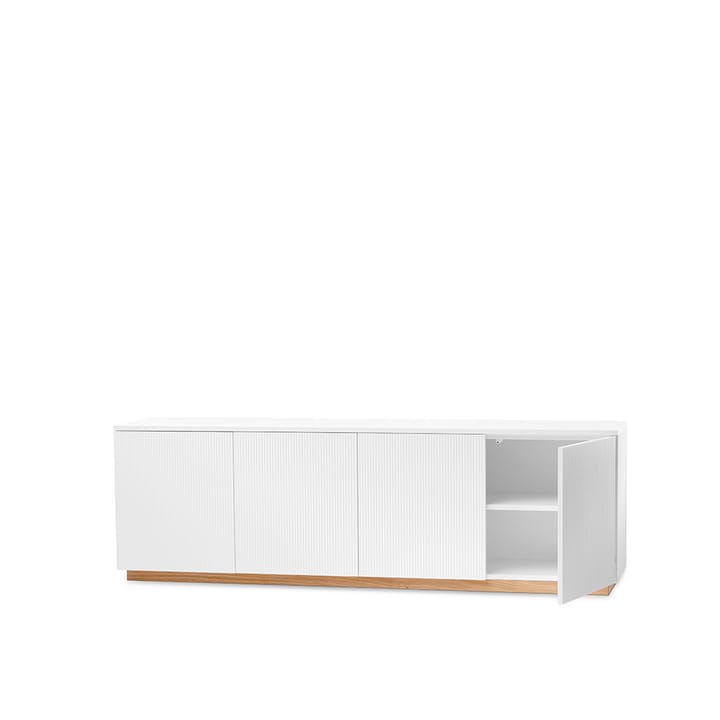 Beam sideboard, Hvitlakkert, sokkel i oljet eik A2