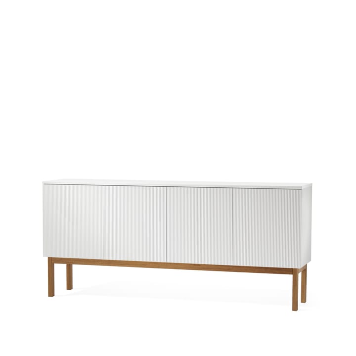 Beam sideboard - Hvitlakkert, stativ i oljet eik - A2