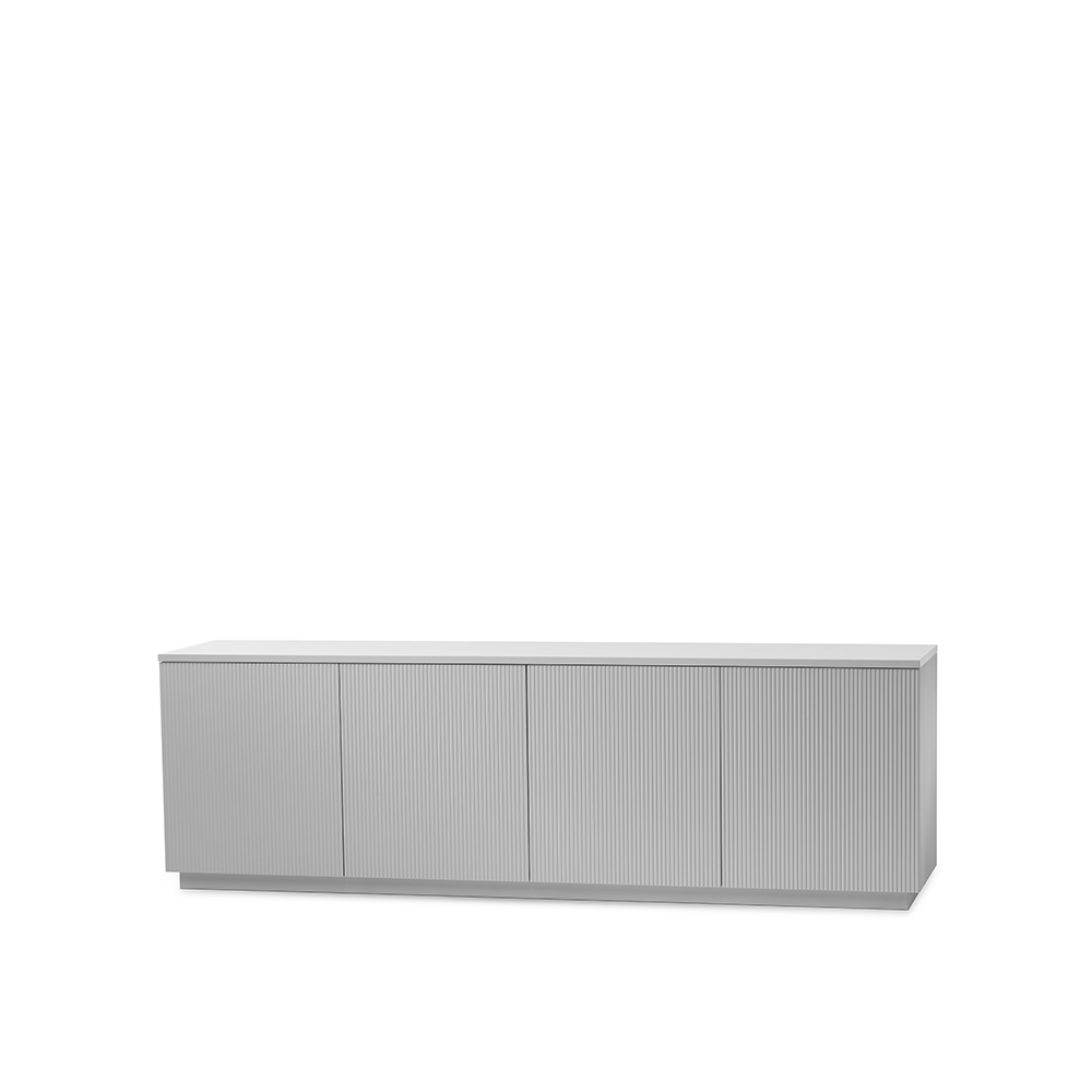 A2 Beam sideboard Lysegrå, lysegrå sokkel