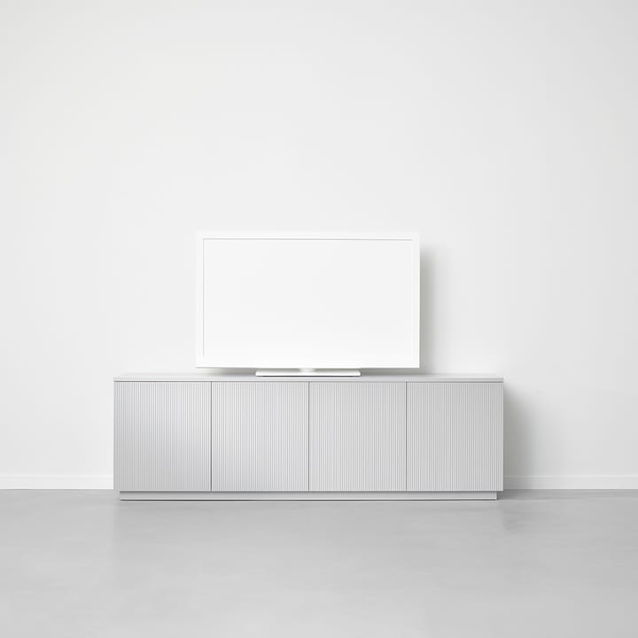 Beam sideboard, Lysegrå, lysegrått stativ, topplate i carrara marmor A2