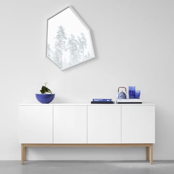 Beam sideboard - Lysegrå, lysegrått stativ, topplate i carrara marmor - A2