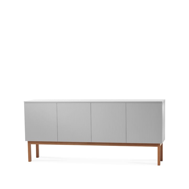 Beam sideboard - Lysegrå, stativ i oljet eik - A2