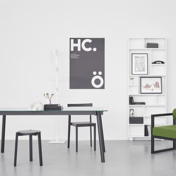 Corners spisebord - eik oljet, glass - A2