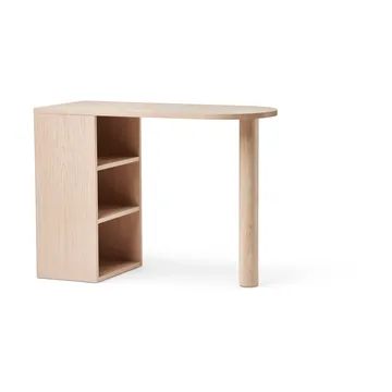 Hub skrivebord - Hvitoljet eik, 100x73x43 cm - A2