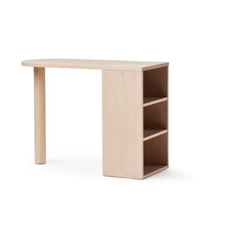 Hub skrivebord - Hvitoljet eik, 100x73x43 cm - A2