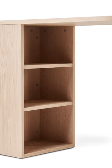 Hub skrivebord - Hvitoljet eik, 100x73x43 cm - A2