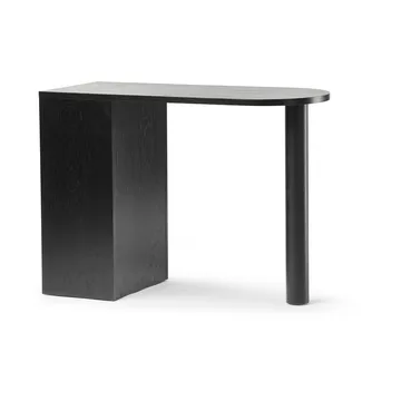 Hub skrivebord - Svartbeiset eik, 100x73x43 cm - A2
