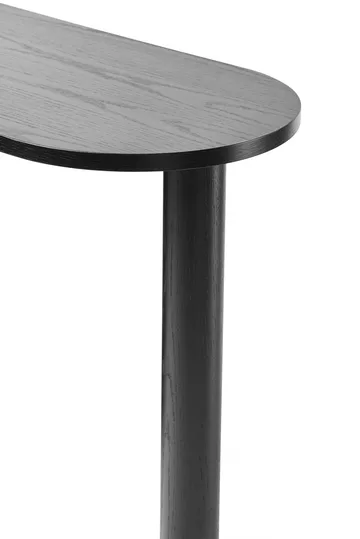 Hub skrivebord - Svartbeiset eik, 100x73x43 cm - A2