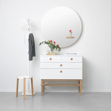 Keep kommode - Hvit, oljet eikestativ - A2