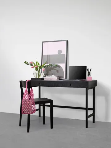 Mind skrivebord - Svartbeiset eik, 118x74x44 cm - A2
