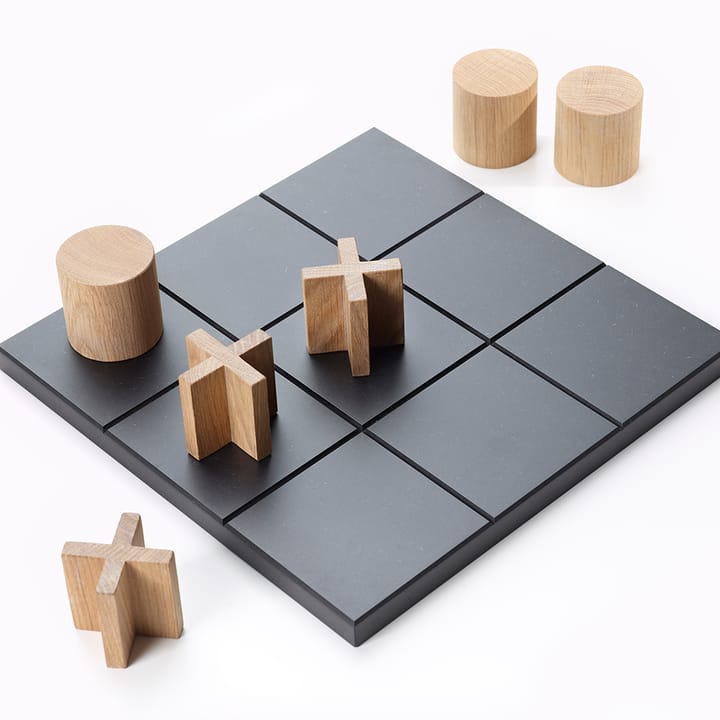 Play spill, sort-spillebrikker i hvitoljet eik A2