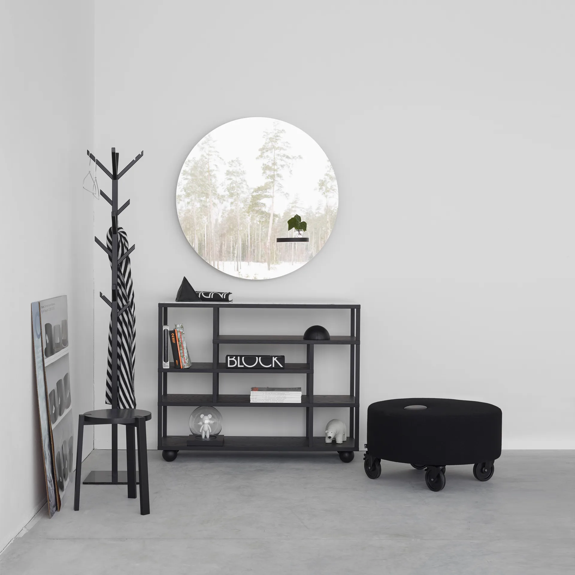 Show hylle, Svartbeiset eik A2