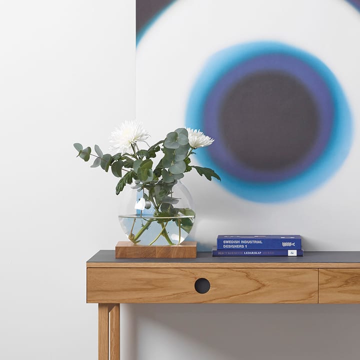 Space dekorasjon, eik oljet, glass A2