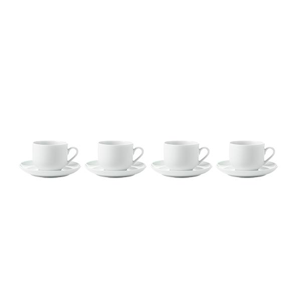 Aida Atelier kaffekopp 18 cl 4-pk Superhvit | Skandinavisk Design | Kaffekopper | Hvit