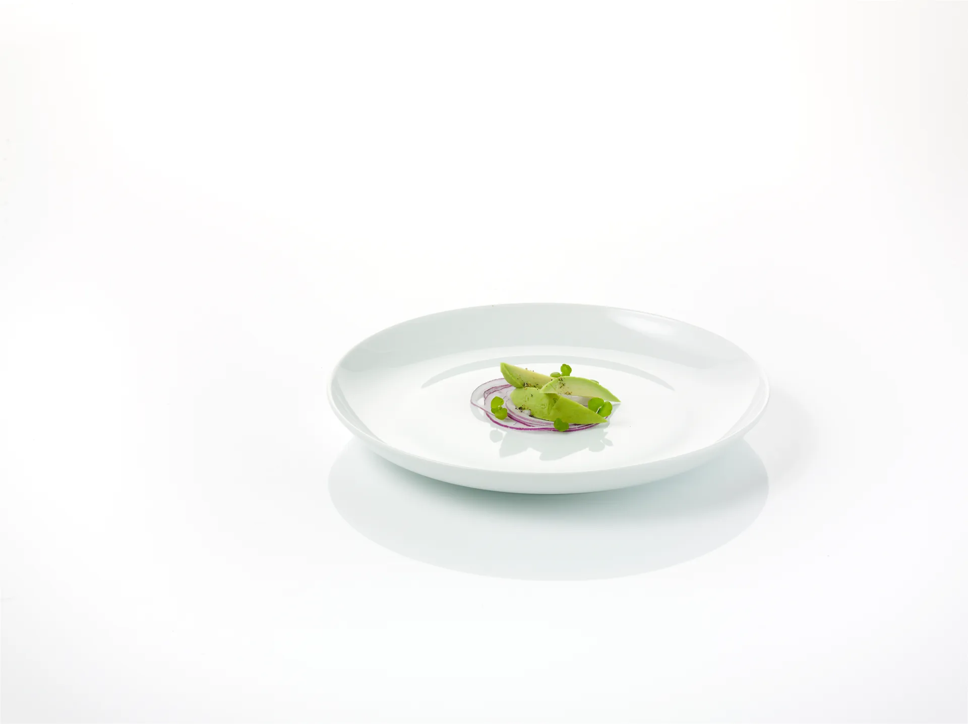 Atelier tallerken Ø22 cm 4-pk, Superhvit Aida