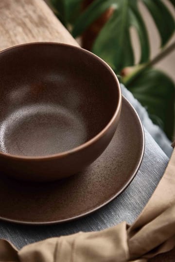 Ceramic Workshop tallerken Ø19,5 cm - Chestnut-matte brown - Aida