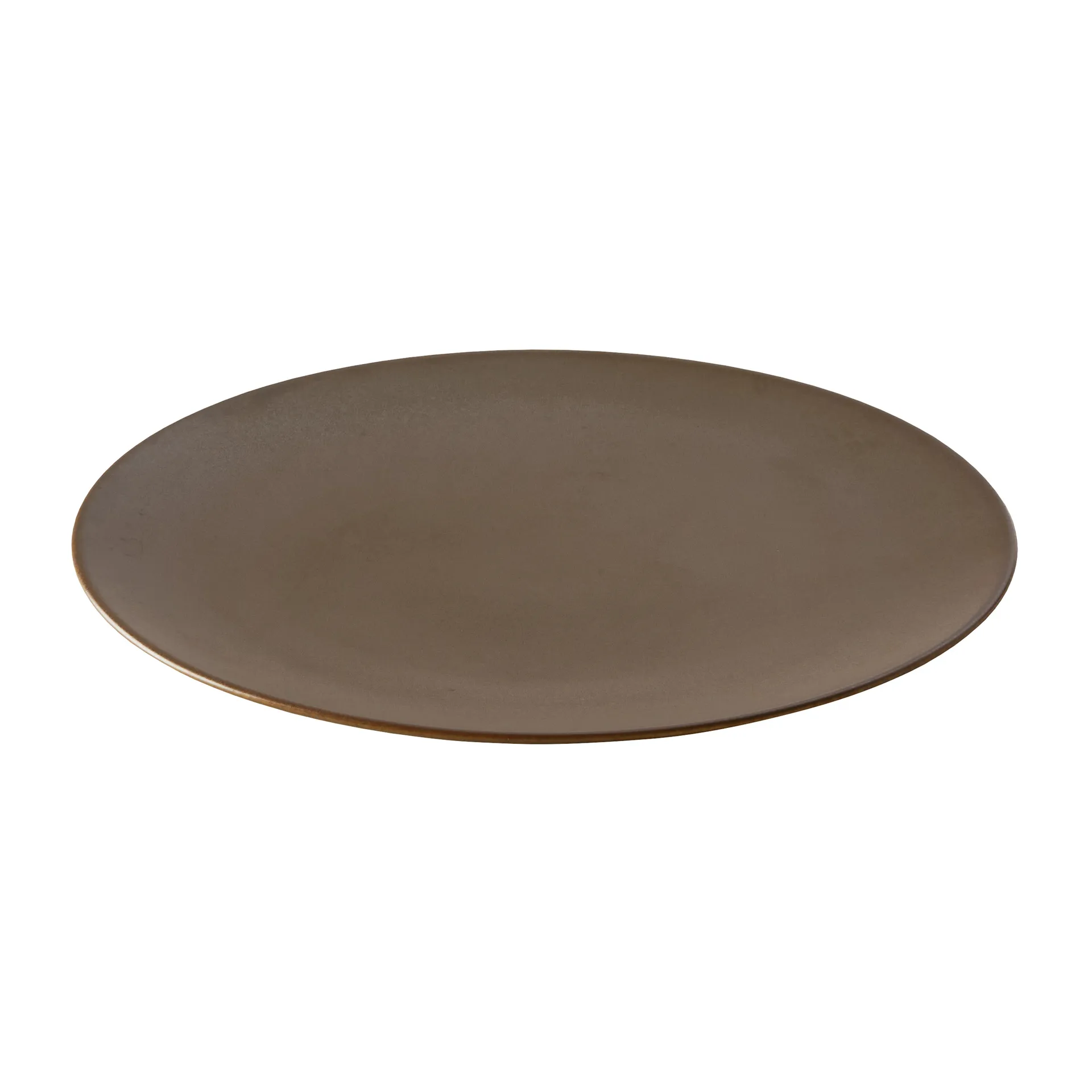 Ceramic Workshop tallerken Ø26 cm, Chestnut-matte brown Aida