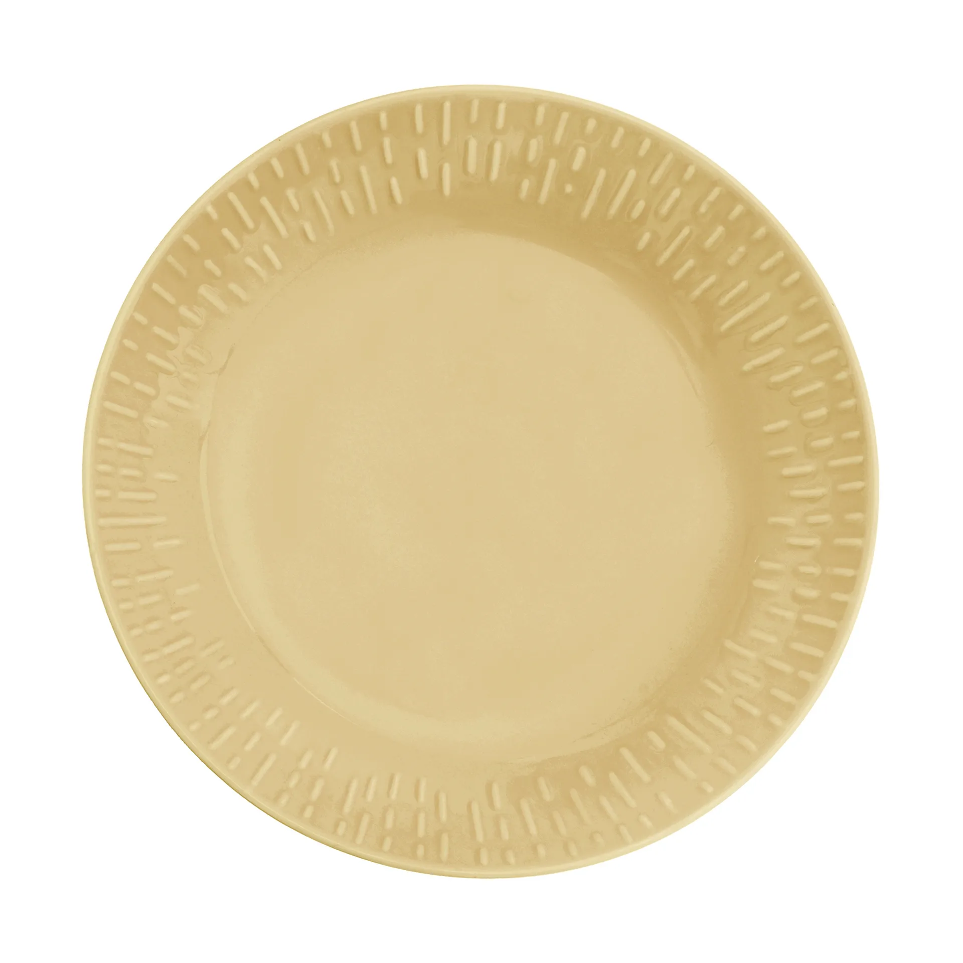 Confetti pastatallerken, Mustard, Ø23 cm Aida