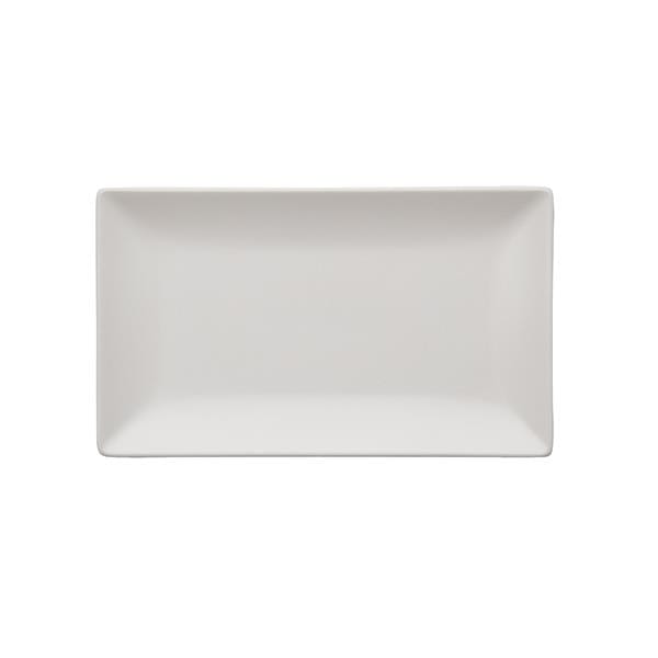 Quadro tallerken 25x15 cm - Hvit - Aida